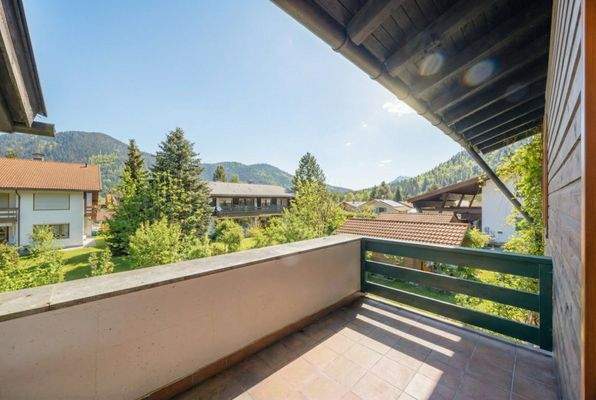 Nordbalkon im Obergeschoss