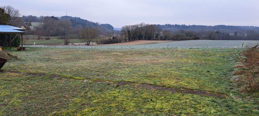 Grundstück hinter dem Haus mit Feldblick.jpg
