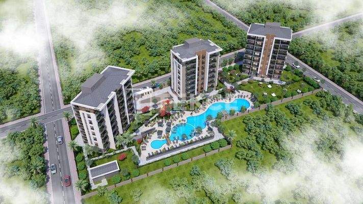 Spacious Apartments in a Secure Complex in Antalya Altintas