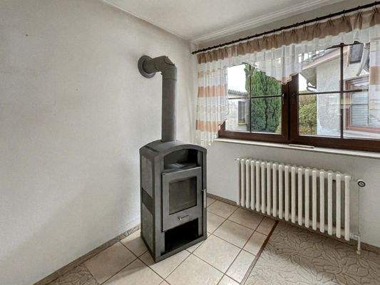 Blickfang Kamin im Wohnzimmer
