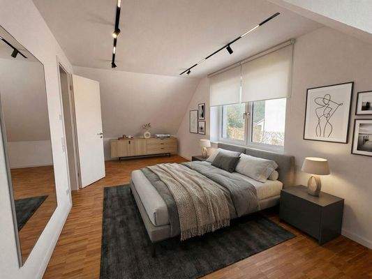 Schlafzimmer Visualisierung