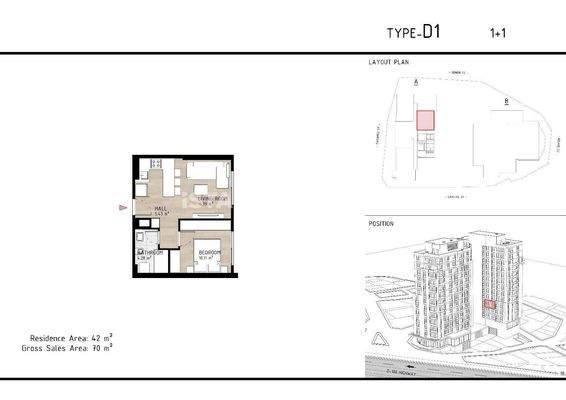 Apartments Near E-5 Highway and Metrobus in Kagithane