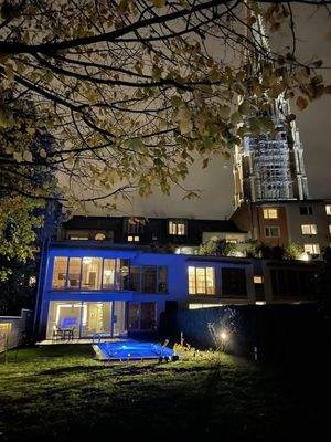 Nachtbeleuchtung Haus