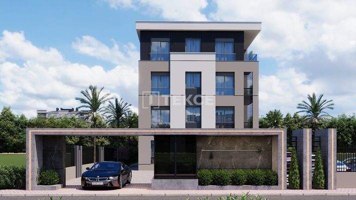 South-Facing Apartments in a Complex with Pool in Antalya Altıntaş