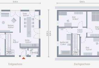Grundriss EG un OG
