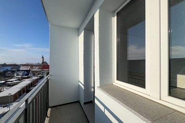 Balkon mit Blick zur Altstadt