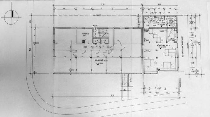 Grundriss Gewerbefläche