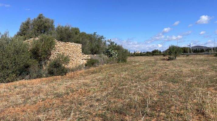 Grundstück zum Verkauf mit Projekt für exklusive Finca in Llucmajor, Mallorca