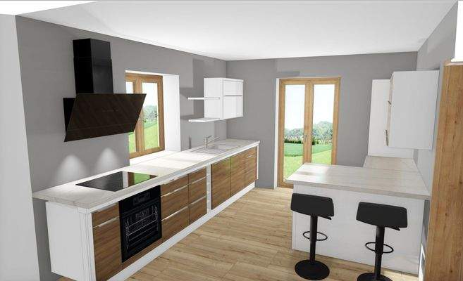 Neue Einbauküche