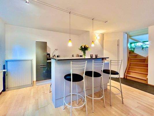 Erdgeschoss mit Küche des Anbaus