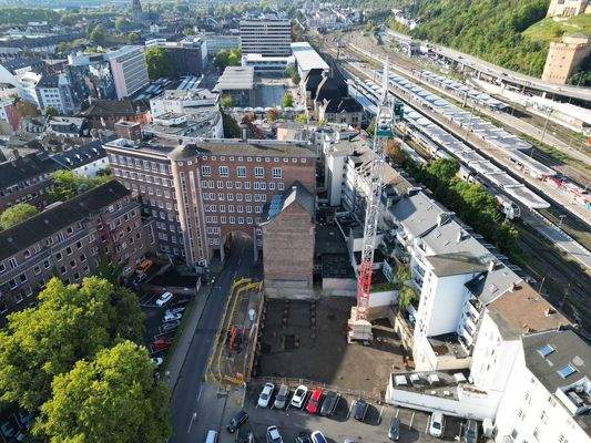 Drohnenaufnahme Baustelle Oktober 2025