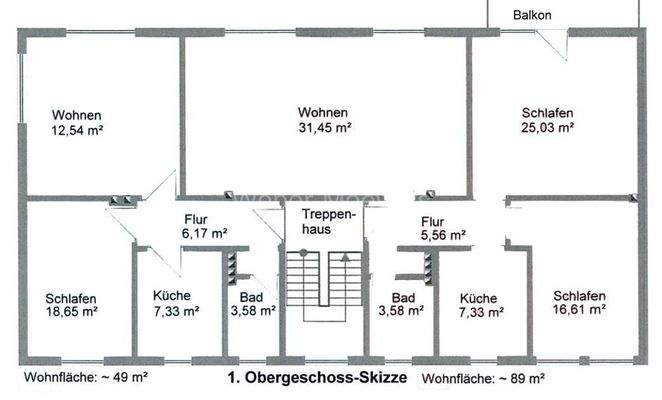 3470 Grundriss H13 1. Obergeschoss