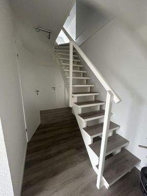 Treppe zum Dachzimmer