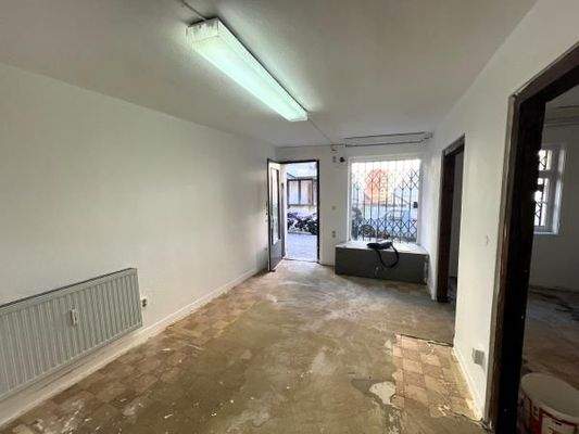 Ladenfläche mit Ausgang