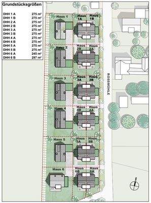 Übersichtsplan Baugebiet DHH