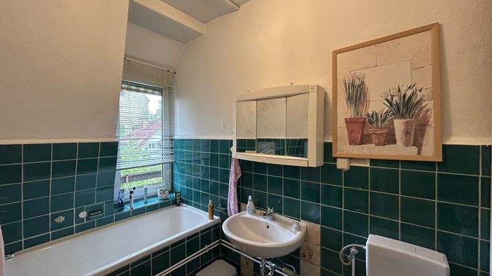 Badezimmer im Obergeschoss