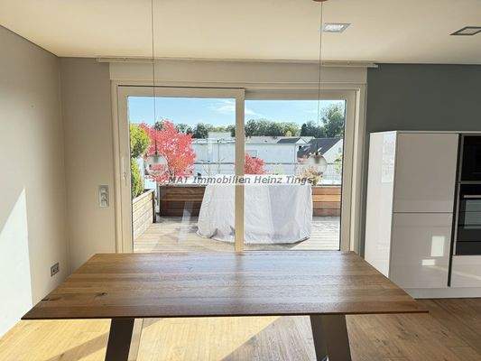 Ausblick zur Terrasse