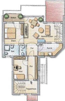 Grundriss Obergeschoss