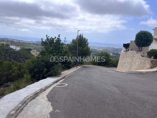 7716 sqm Sea View Residential Plot in Altea Costa Blanca