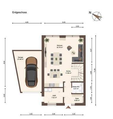 Grundriss Erdgeschoss