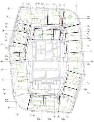 Grundriss 12. OG - IST Zustand