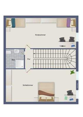 Dachgeschoss Maisonette