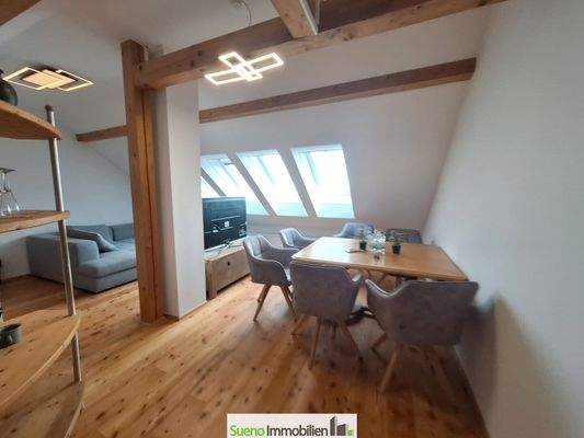 Wohn/Esszimmer Dachgeschoss