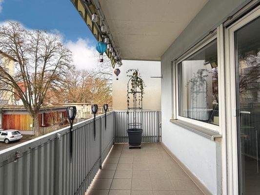 Großzügiger Balkon