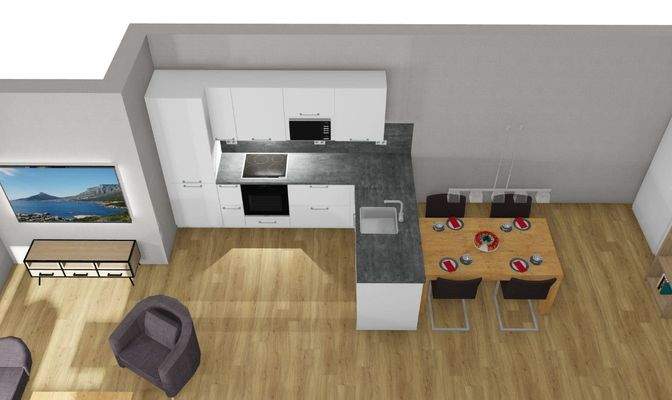Visualisierung Küche Whg. 12