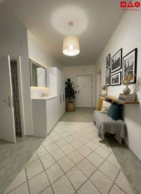 Einrichtungsvoschlag Vorzimmer KI generiert