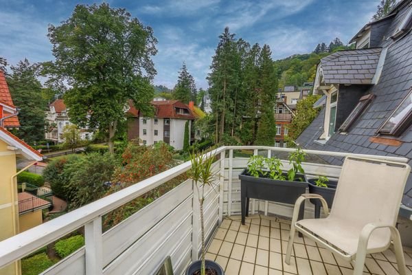 Seitlicher Ausblick Balkon