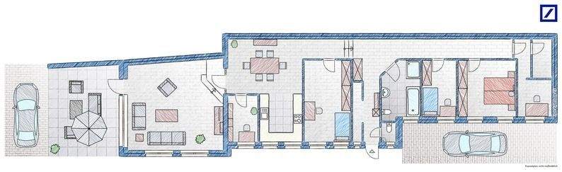 Alles auf einer Ebene !!