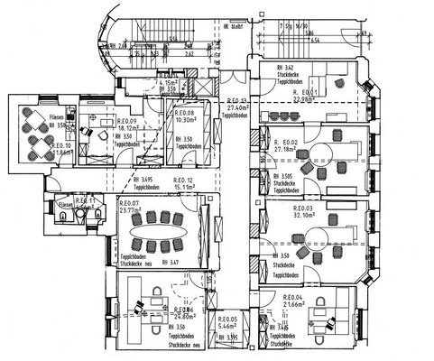 Grundriss Hochpaterre