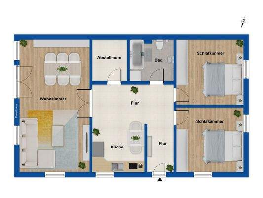 Grundriss - Erdgeschoss