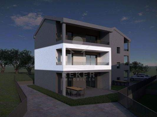 Eine Bucht, die Ruhe & das Meer bietet