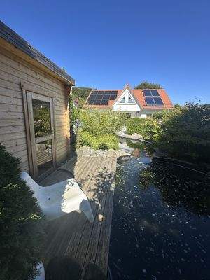 Outdoor Sauna : Teich