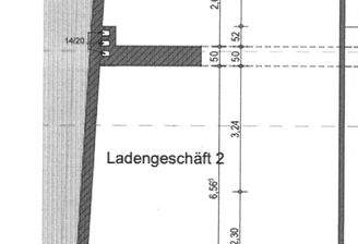 Grundriss EG Ladenlokal