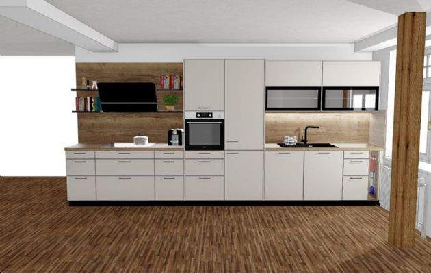 Perspektive Einbauküche WE 11