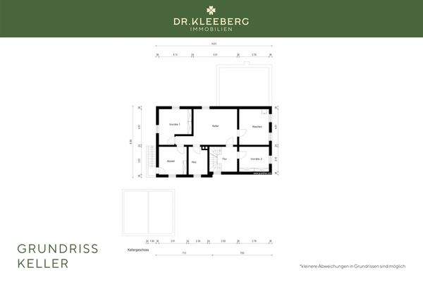 Grundriss Keller