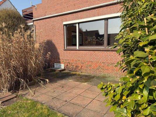 Terrasse vor dem Wohnzimmer