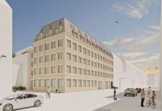 Ansicht Neubau Animation