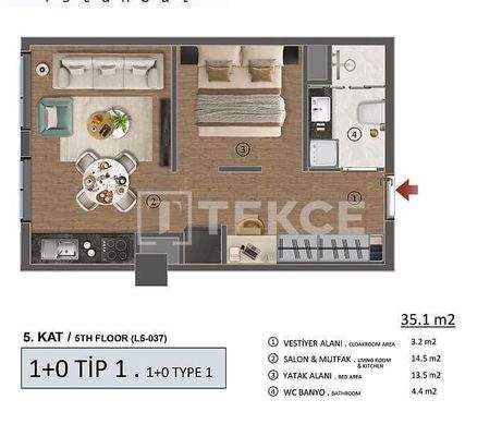 Flats 500 Meters from Metrobus in Büyükçekmece Istanbul