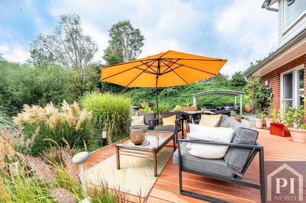 Sichtgeschützte Sitzecke