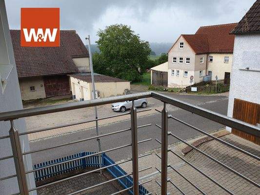 Blick vom Balkon nach Süden  vom OG