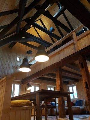 Sicht zur Galerie Schlafzimmer