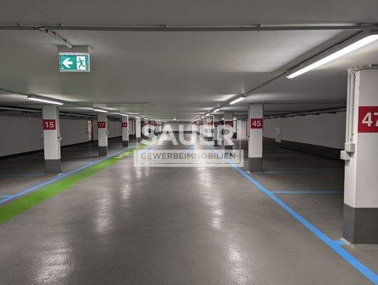 Tiefgarage mit Lademöglichkeit