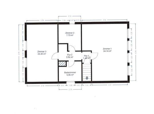 Grundriss Obergeschoss