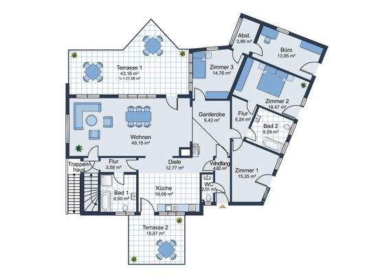 Grundriss Erdgeschoss