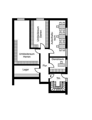 Grundriss Bürofläche
