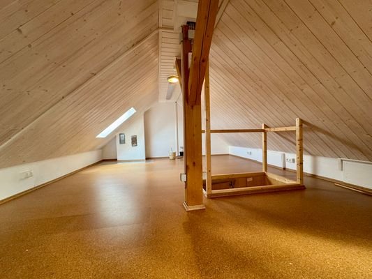 ausgebauter Dachboden 